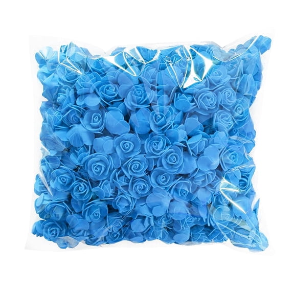 50Pcs/Lot DIY Simulation Foam Roses,1.38 inPE Foam Rose Head Artificial Flowers Head DIY Material,Multi-colored Garland Foam Rose Wedding Valentine's Day Gifts Home Decoration Props