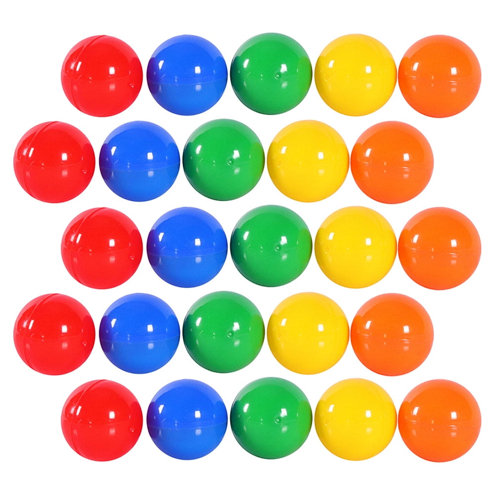 50Pcs Lottery Balls Colored Raffle Balls Openable Raffle Balls Small