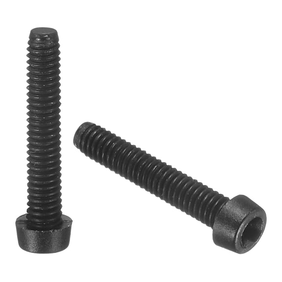 50Pcs M2x12mm Threaded Nylon Phillips Cross Pan Head Machine Screws Bolts Black
