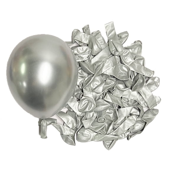 50Pcs Metal Balloons – 12 inch Metallic Chrome Balloons, Rose Gold & Chrome Gold Latex Balloons for Birthdays, Weddings & Christmas Decorations