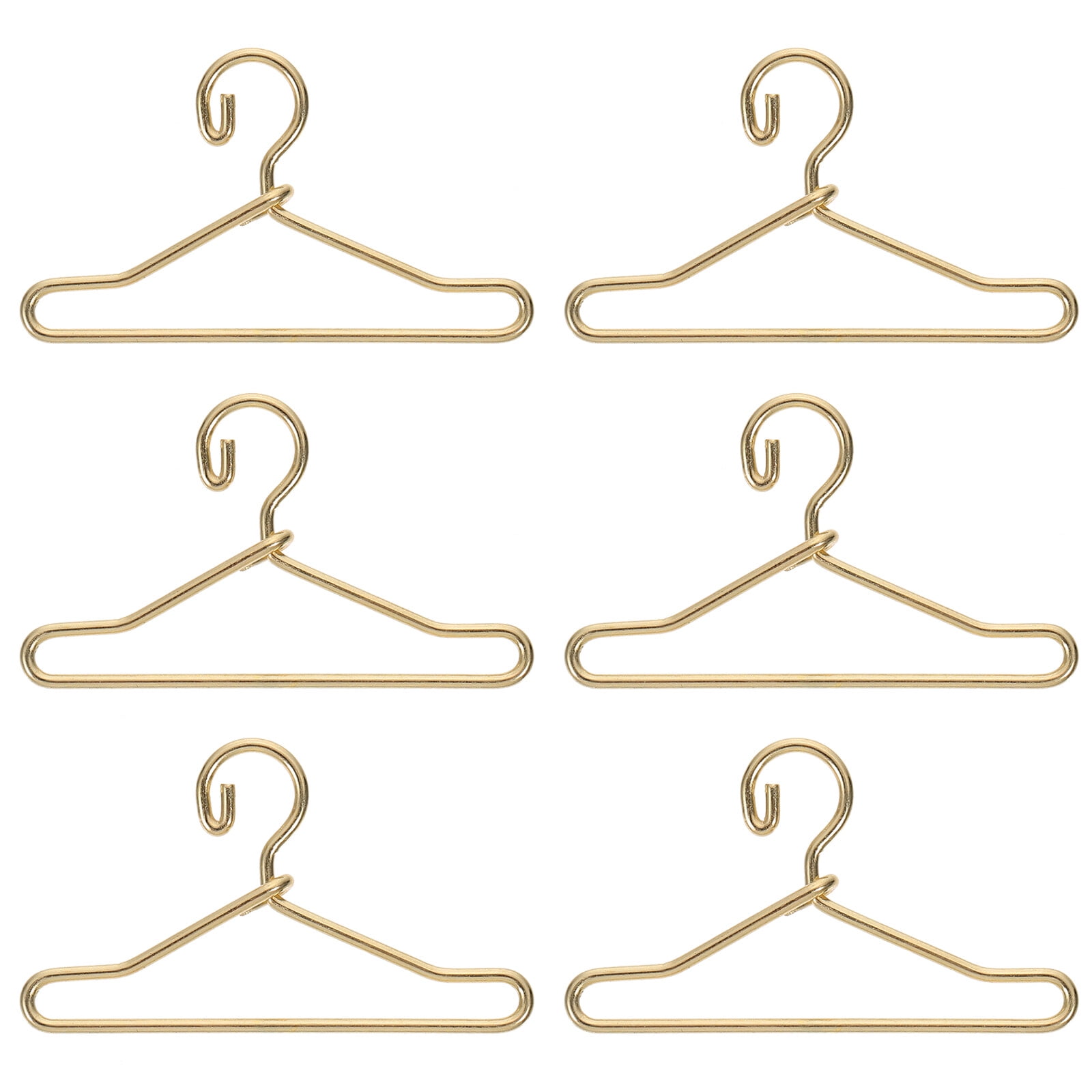 50Pcs Metal Doll Clothes Hanger Professional Clothes Hanger Mini