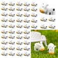 thumbnail image 1 of 50Pcs Micro Cow Mini Resin Cow Figurines Miniature Cows For Diy Fairy Garden Miniature Desktop Ornament Easy To Use, 1 of 7