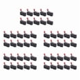 thumbnail image 1 of 50Pcs Micro-Roller Lever Arm Open Close Limit Switch Kw12-3 Pcb Microswitch,50 x Micro-roller switches,Black & Red, 1 of 8