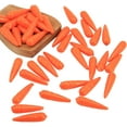 thumbnail image 1 of 50Pcs Mini Easter Decor Carrots Realistic Fake Carrots Lifelike Carrots Simulation for Floral Arrangements Easter Home Kitchen Display Decoration 2.28 Inch, 1 of 6