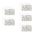 thumbnail image 1 of 50Pcs Mini Merry Christmas Cards Greeting Cards Snowman for Birthday Party, 1 of 9