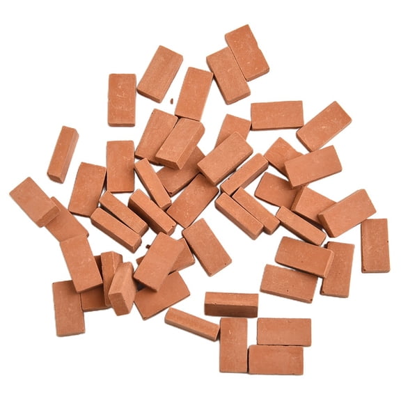 50Pcs Miniature Bricks HO N scale Railway Model Landscape DIY Material