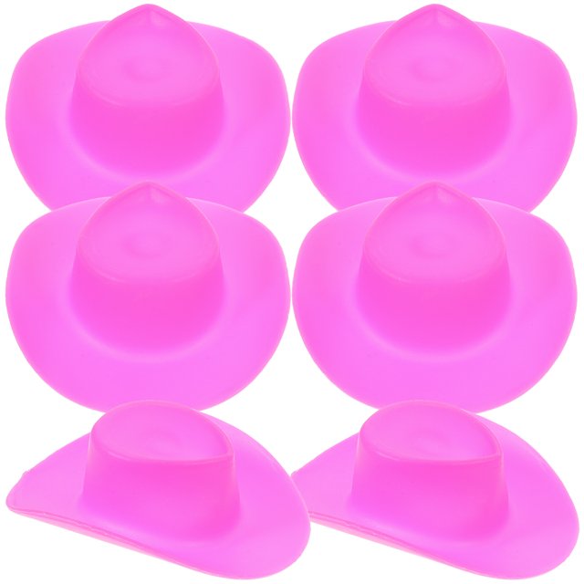 50Pcs Miniature Cowboy Hat Tiny Cowboy Hat Decorative Mini Doll Hat Mini House Doll Prop