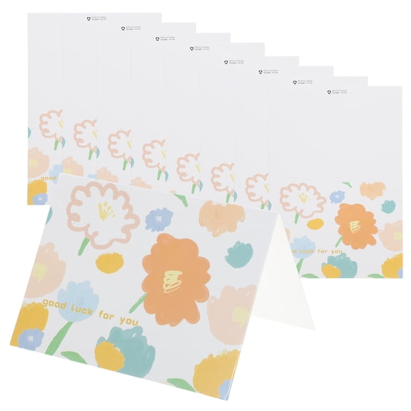 FOLOYORI Festive Floral Greeting Cards Multi-Color Stylish Party Invitations Set of 50 Pieces