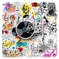 thumbnail image 1 of 50Pcs Music Stickers,Colorful Musical Note Stickers With Various Designs For Water Bottles,Laptops,Notebooks,Skateboards,Phone Cases,Music Lovers,Girls,Boys,Teens, 1 of 4