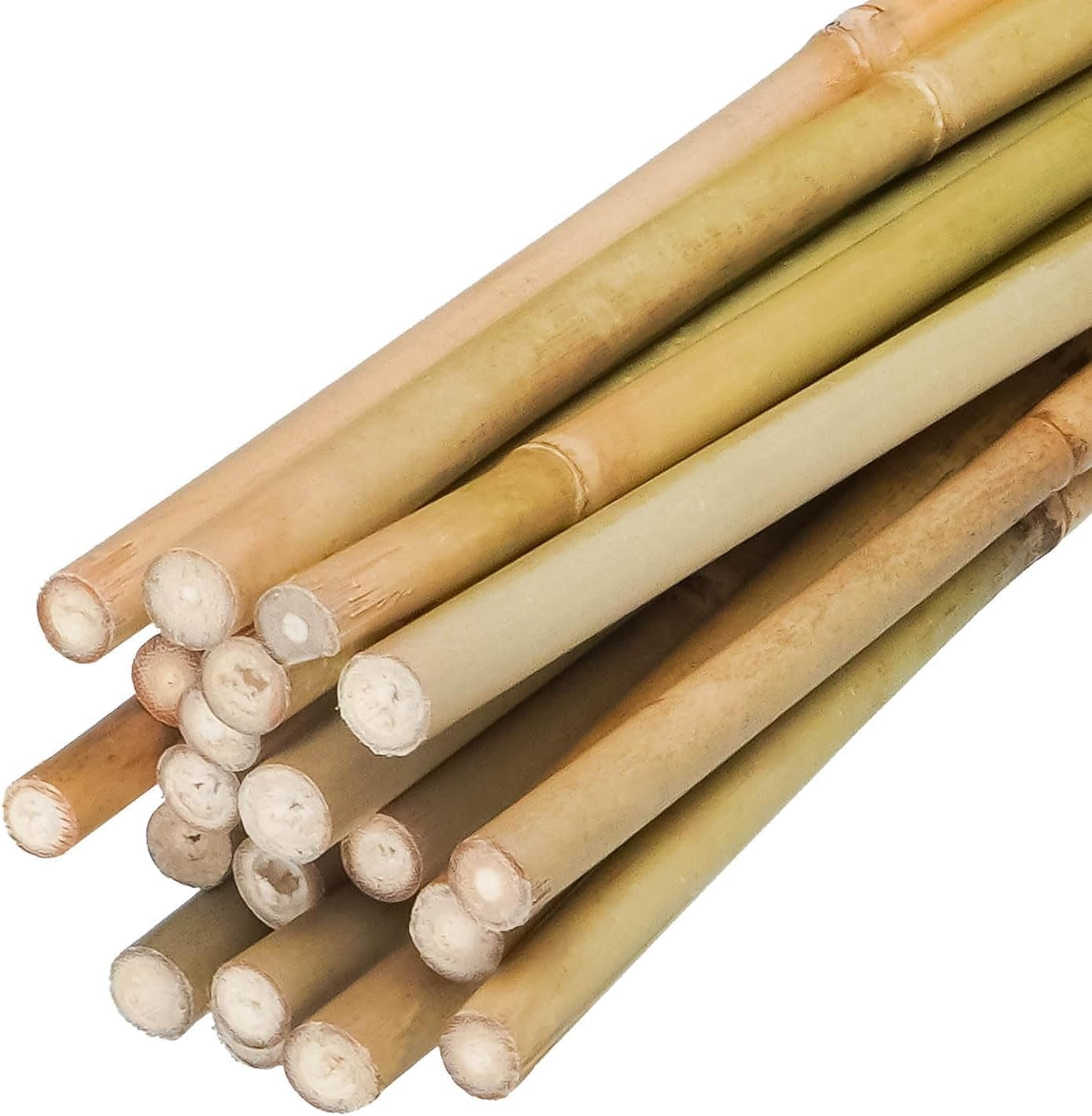 50Pcs Natural Bamboo Plant Stake 7FT, Sturdy Bamboo Poles, Durable Plant Bamboo Stake, Garden Climbing Plant Bracket