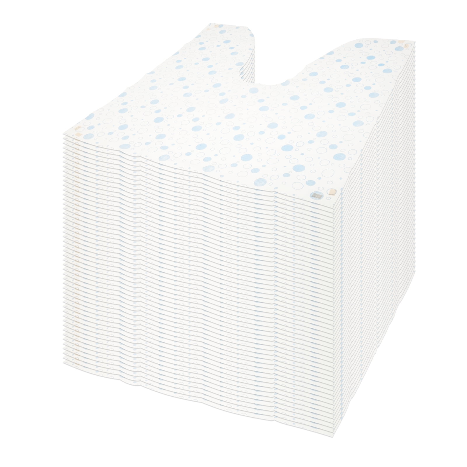 50Pcs Non Woven Fabric Toilet Commode Mat Waterproof Versatile U Shaped ...