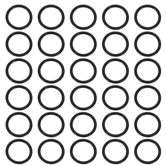 50Pcs O-ring Seals 17mm EPDM Rubber Sealing O-Rings for Equipment Sealing