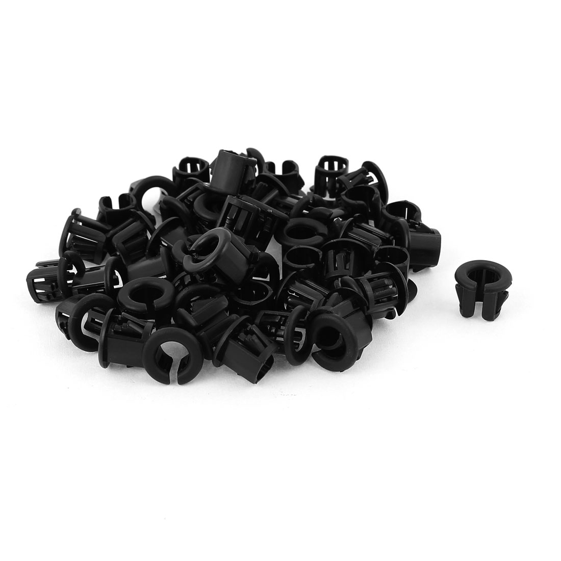 Aexit 10 Pezzi Passacavi A Scatto OSB-22 Proteggi Fili - Diametro Foro 19mm Nero