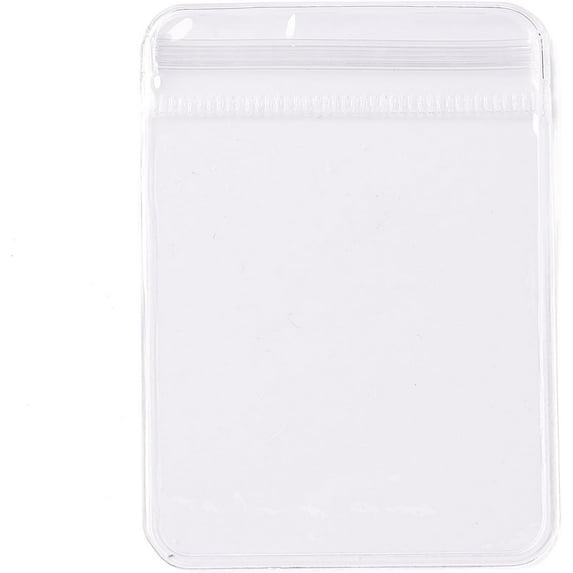 50Pcs PVC Anti Oxidation Zip Lock Bags Transparent Jewelry Packing Storage Pouch Clear 7x5x0.15cm 4.9 Mil Thickness Anti Organizing Earrings Rings Necklaces Small Accessories