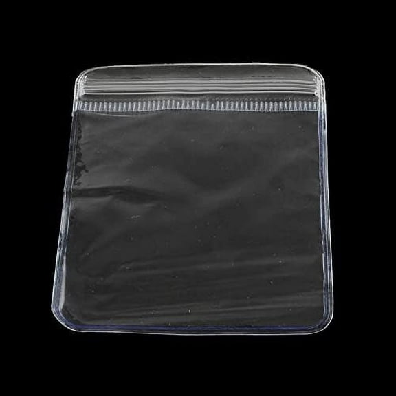 50Pcs PVC Zip Lock Bags Jewelry Bags Resealable Packaging Bags Self Seal Bag