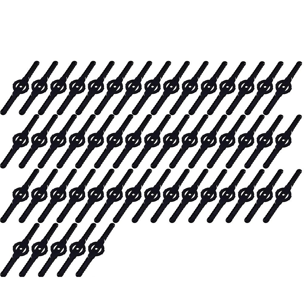 50Pcs Plastic Grass Trimmer Blades Lawn Mower Blade Cordless Trimmer