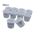 thumbnail image 1 of 50Pcs Plastic Measuring Cups Lab Chemistry Kitchen Liquid Measure Tool, 1 of 8