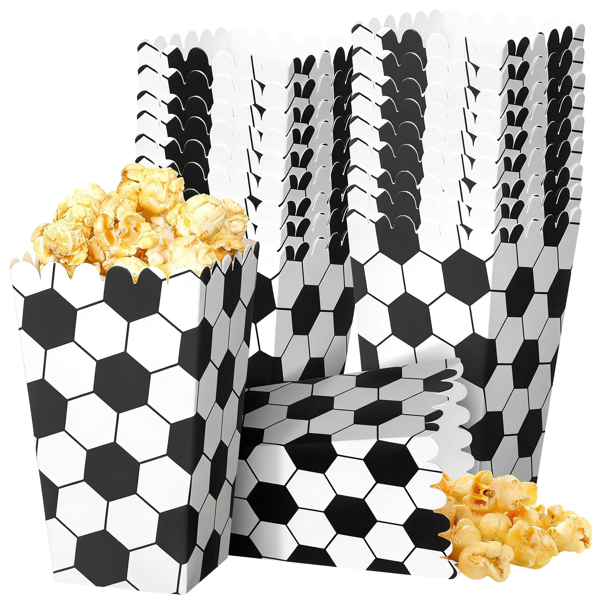 50Pcs Popcorns Boxes,4.52×2.75inches Popcorns Containers Buckets for ...