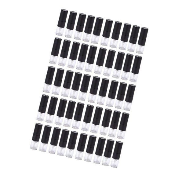 50Pcs Portable 1ml Glass Perfume Atomizer Bottles Sprayers For Fragrances Storage