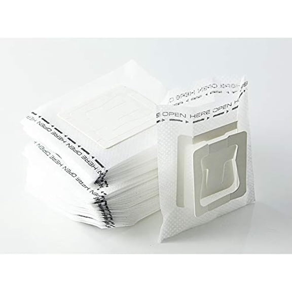 50Pcs Portable Coffee Filter Paper Bag Hanging Ear Drip Coffee Bag Single Serve Disposable Drip Coffee Filter Bag Perfect for Travel, Camping, Home, Office