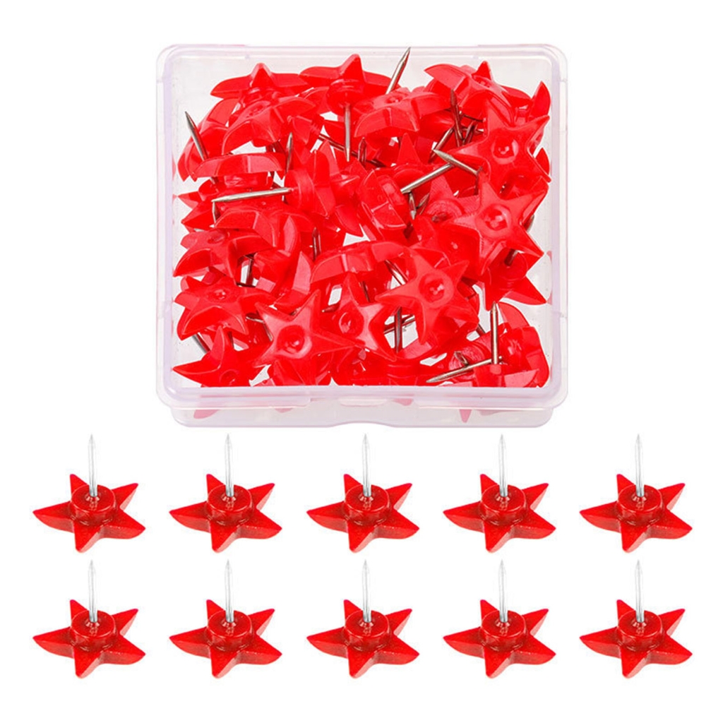 50Pcs Smiley Face Thumb Tacks For Cork Board,6 Colors Cute - View #8