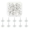 thumbnail image 1 of 50Pcs Push Pins Cork Notice Board Thumb Tacks Drawing Pins Flower Star Gear Flat Head Pushpin for Office Bulletin Board, 1 of 8