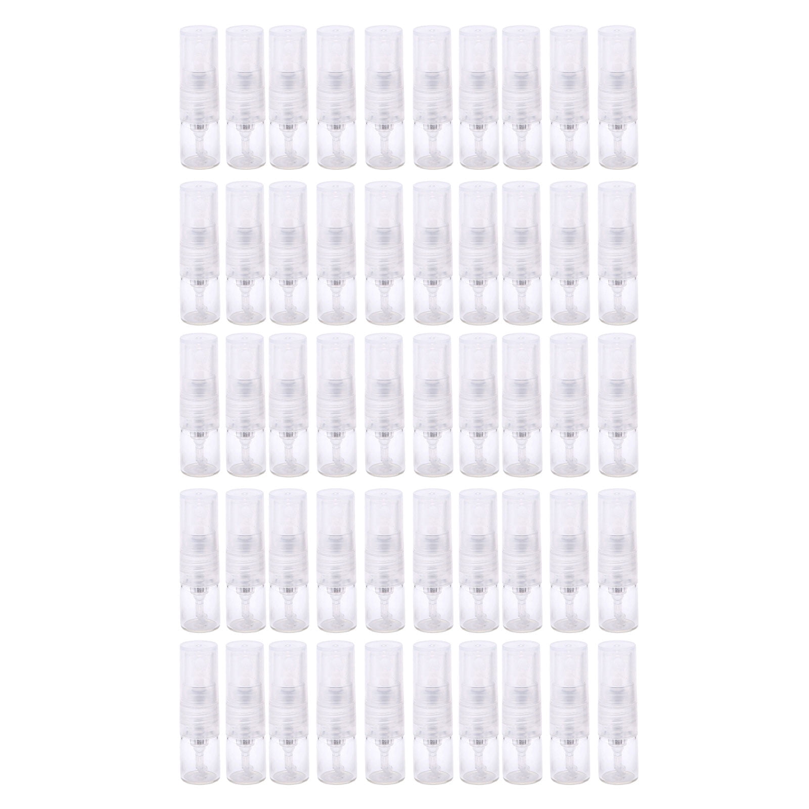 50Pcs Refillable Travel Perfumes Atomizer Bottles 1ml Leakproof Glass ...