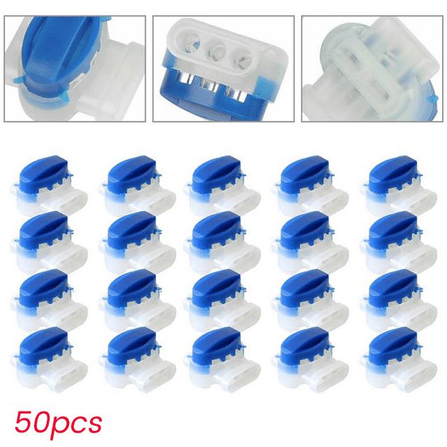 50Pcs Robotic Lawnmower Cable Connector Waterproof Gel Connector