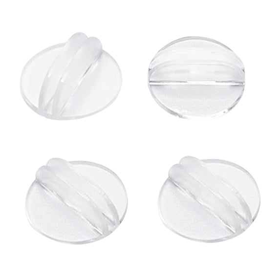 50Pcs Round Card Holder Multifunctional Business Display Shelves Holder Portable Acrylic Stands for Cards