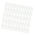 thumbnail image 1 of 50Pcs S Shape Curtain Rails Gliders Hooks Sliders Clip Set for Easy Glides and Stability In Bedroom and Living Room, 1 of 10