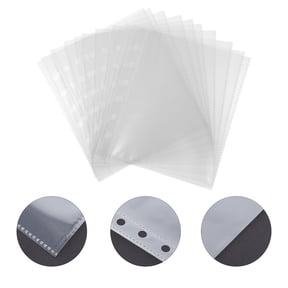 50Pcs Scrapbook Refill Pages Scrapbooking Binders Refill Pages Photo Album Refill Pages Sheet Protectors