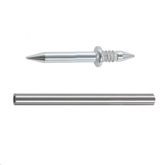 50Pcs Seamless Skirting Nails Double Head Base Thread Concrete Wall Screws With Sleeve No Drill Installation Hidden Decorative Fixing