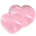 thumbnail image 1 of 50Pcs Self Sealing Jewelry Pouches Heart Shape Bag Durable Zipper Lock Pouch, 1 of 15