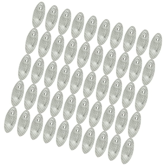50Pcs Sequins Lures Baits Making Spoons Rigs Spinner Slices Spoon Metal Hard Spinner Baits Fish Lures Spinner Swimbaits
