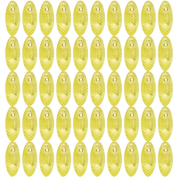 50Pcs Sequins Lures Baits Making Spoons Rigs Spinner Slices Spoon Metal Hard Spinner Baits Fish Lures Spinner Swimbaits