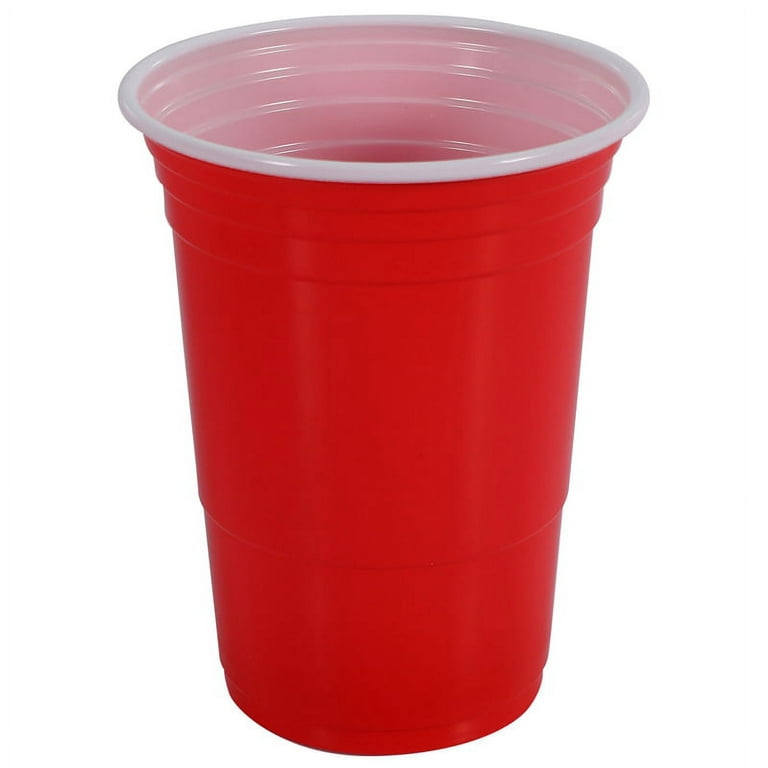 50pcs/set 450ml Red Disposable Plastic Cup Party Cup Bar Restaurant  Supplies Household Items Suppli
