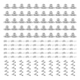 thumbnail image 1 of 50Pcs Set Grade Twist Lock Fasteners Turn Button Eyelets & Studs, Canvas Marine Fasteners Turn Button, 1 of 6