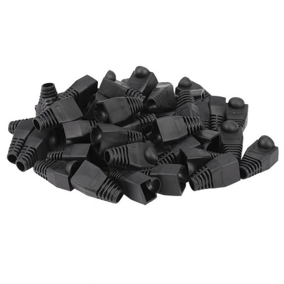 50Pcs/Set Plastic Boot Cap Plug for RJ45 Cat5/6 Cable Modular Connector Network