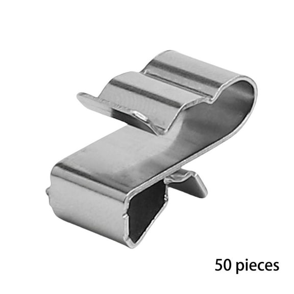 50Pcs Solar Panel Wire Clamp Stainless Steel Solar Cable Clamps Fastener Trailer Frame Wires Clamps Enduring