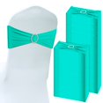 thumbnail image 1 of WSYW 14.2" Elastic Wedding Chair Cover, Spandex Elastic Cloth, 50 Pack, 1 of 1