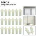 50Pcs Spring Loaded Replacement Pins for Plantation Shutter Louver