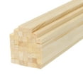 thumbnail image 1 of 50Pcs Square Wooden Sticks, 1/5x8" Dowel Rod Unfinished Hardwood Stick Craft for DIY Crafts, 1 of 6
