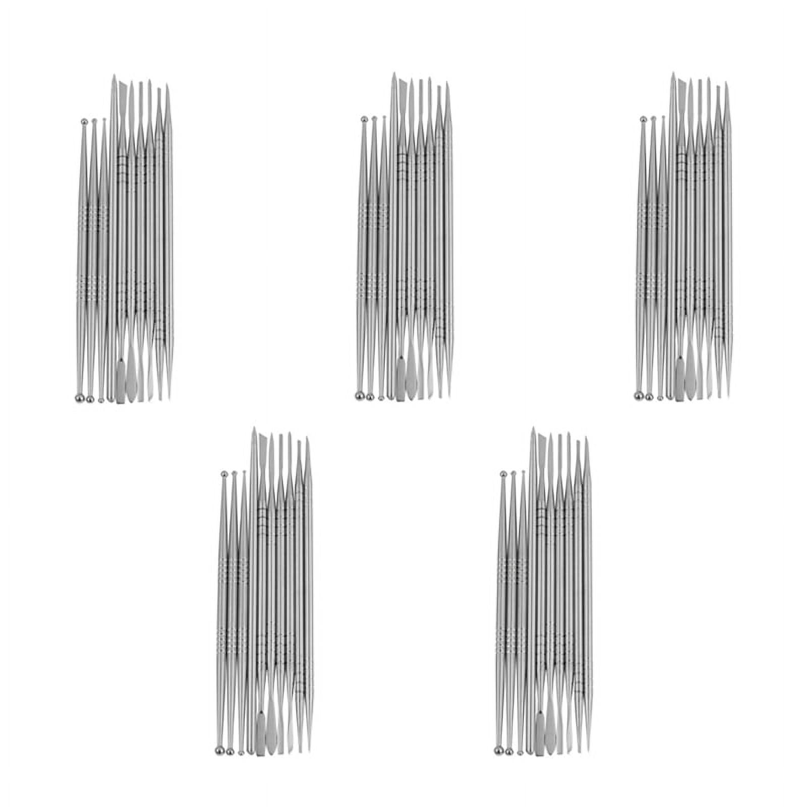 50Pcs Stainless Steel Clay Sculpture Engrave Tools for Modeling Carving Crafts Ceramic Sculpting Tools