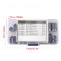 50Pcs Stainless Steel Inner Thread Self Tapping Thread Inserts Set Thread Reinforce Repair Tool