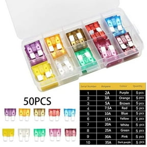 Nilight 140PCS Low Profile Mini Blade Fuses Set, 2A-40A Assortment ...