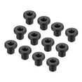 thumbnail image 1 of 50Pcs T Shape Rubber Grommet Mount Dia 4.5mm ID 2.5mm H 6mm Black Seal Protection Cable Grommets Cable Pipe, 1 of 5
