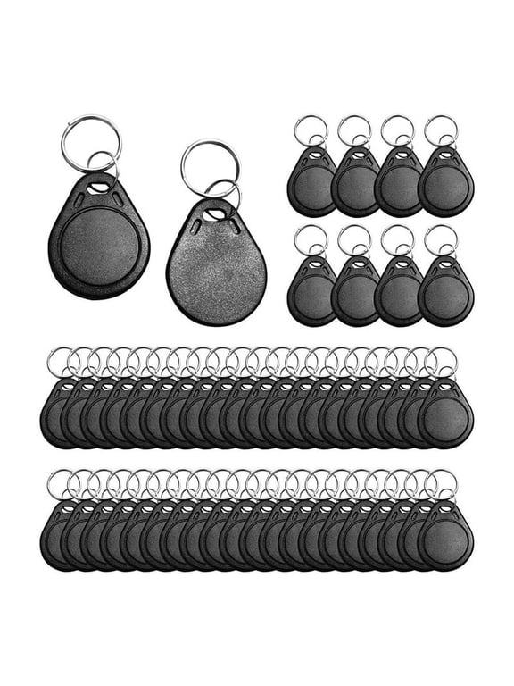 50Pcs T5577 Writable 125kHz RFID Key Fob Proximity ID Card Token Tag, 125khz RFID Writable Rewritable T5577 Fob