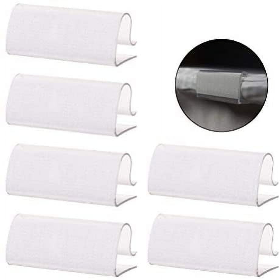 50Pcs Table Skirting Clips, Clear Plastic Table Skirt Clips with Hook ...