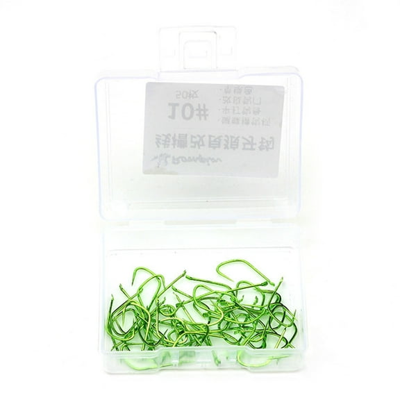 50Pcs Thin Strips Barbless Fishing Hook Baits Keep Hook for Saltwater Freshwater