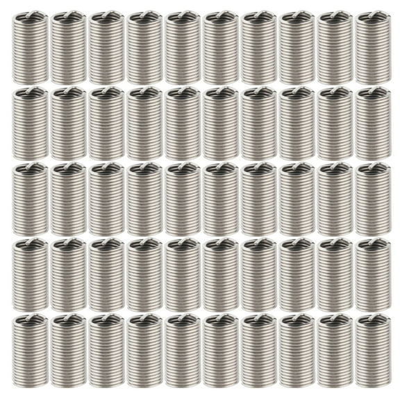 50Pcs Thread Inserts, Industrial Hardware Stainless Steel Thread Reducing Nut Thread Repair Tool Industrial Accessory Durable  For Industrial Supplies
